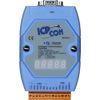Addressable RS-485 to 2 x RS-232/RS-485 Converter with 2 Digital input, 1 Digital output and 7-Segment LED Display (Blue Cover)ICP DAS